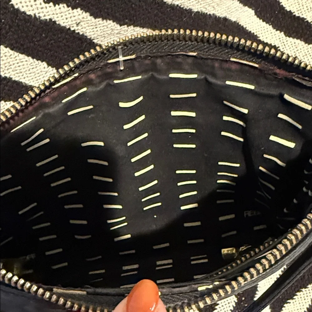 Vintage Rebecca Minkoff Black Leather Rockstar Elegant Crossbody Gold Hardware